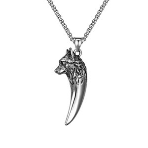 Collier Tête de loup - Univers Celtique