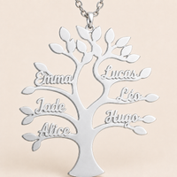 Thumbnail for Pendentif Arbre de Vie personnalisé avec prénoms intégrés aux branches