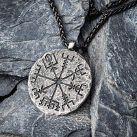 Thumbnail for Vegvisir Stone Necklace