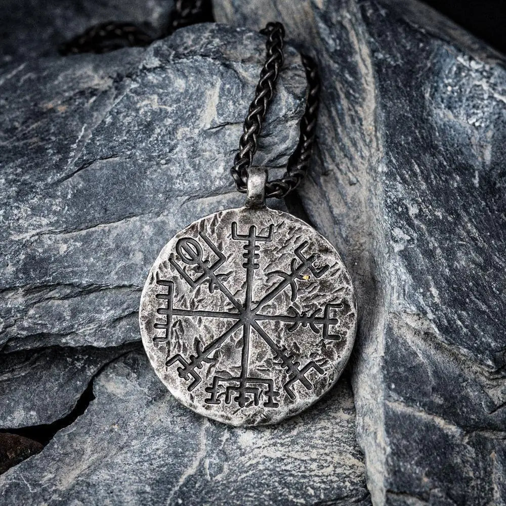 Vegvisir Stone Necklace