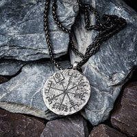 Thumbnail for Vegvisir Stone Necklace