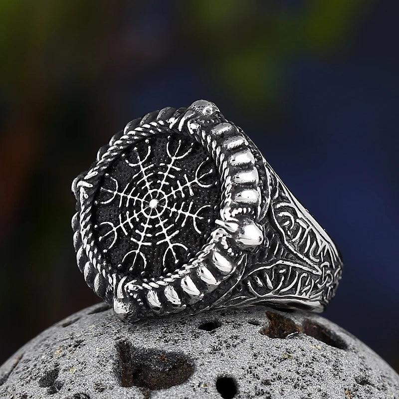 Bague Vegvisir Entrelacs - Univers Celtique