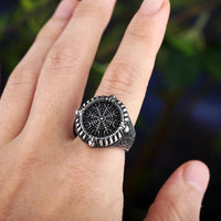Thumbnail for Bague Vegvisir Entrelacs - Univers Celtique