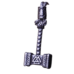 Collier Viking Mjöllnir et Valknut - Univers Celtique