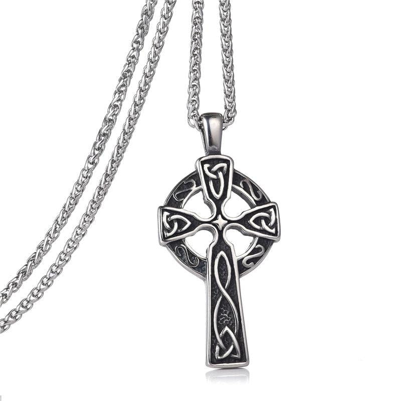 collier croix celte